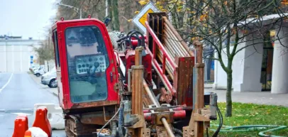 trenchless plumbing in action