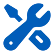 Heater Replacement Blue Icon