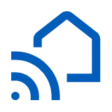 Smart Home AC Blue Icon