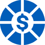 Finance Dollar Blue Icon