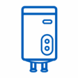 Water Heater Blue Icon